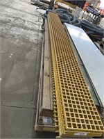 8 Lengths Plastic Walkway Panels Approx 350mm x 3m