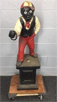 Cast Iron Black Americana Lawn Jockey