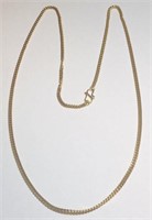 18KT YELLOW GOLD 13.90 GRS 22 INCH LINK CHAIN