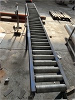 2 Steel Roller Feed Tables, Approx 1.5m x 300mm
