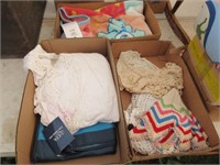 (3) Boxes (Blanket, travel tote, linens)
