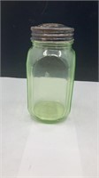 Antique Uranium Glass Shaker