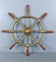 Brass Ships Wheel 24" Diameter