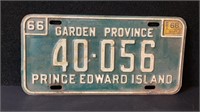 Vintage Prince Edward Island License Plate