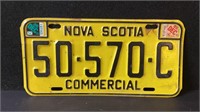 Nova Scotia Commercial License Plate