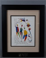 Signed Brian Andreas Watercolor / Ink Art