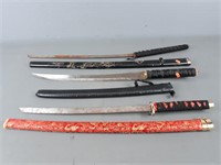 3x The Bid Samurai Swords - Need Tlc
