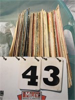 Approximately 45 LP record albums. Mostly big