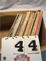 Approximately 45 LP record albums. Mostly big