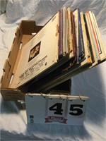 Approximately 30 movie and TV LP record albums