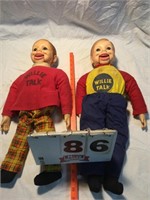 Two  Willie Talk dolls. Do not work