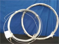 2 Rolls Galvanized Wire-1 Full,1 Partial