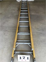 20 foot fiberglass extension ladder. Well used