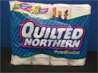 24 Rolls Quilted Northern Bathroom Tissue Paper