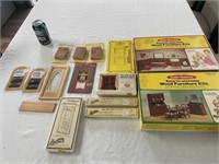 VINTAGE DIY DOLLHOUSE ITEMS