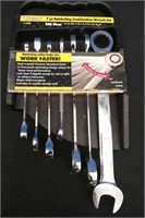 6 Ratcheting Wrenches, 1/2" Wrench