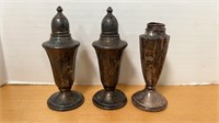 3 WEIGHTED STERLING SHAKERS