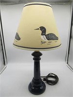 Ceramic based Loon lamp