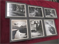 6 Original black and white photos