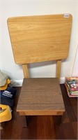 TV TRAY AND FOOT STOOL