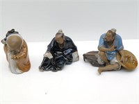 Vintage Chinese Clay Mud men