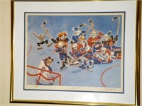 A caricature of hockey by Wayne Havell " Hockey Sh
