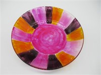 Colourful hand painted bowl