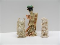Oriental figurines.