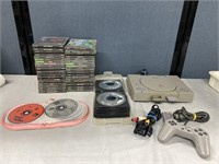 PlayStation One Lot- System & Games