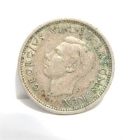 1937 silver three pence