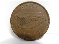 1941 Ireland one penny