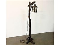 Primitive Mission Style Floor Lamp