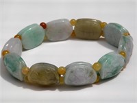Jade turtle shell bracelet