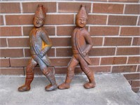 Antique American Revolution Hessian Soldiers Cast