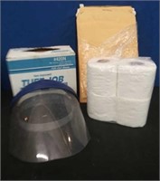 Box Welding Shield, Bathroom Tissue, Envelopes,