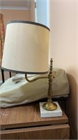 BRASS & MARBLE VANITY LAMP