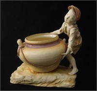 HM & Co. Porcelain boy w bowl