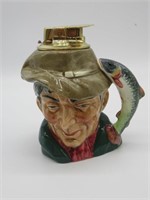 Royal Doulton Jeweled Table Lighter "The Poacher"