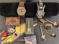 Guitar Watches & Pins