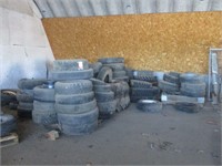 Tires and Rims Pile