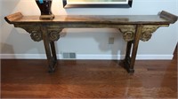 Arhaus Ornate Wood Altar Table-Excellent Condition