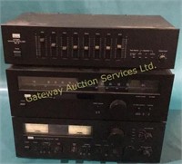 Sansui Graphic equalizer, T-80 locked tuner and