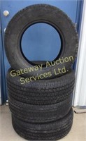 Set of four tires Goodyear 255/65R17.