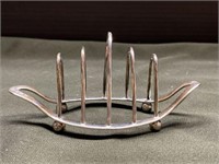 STERLING SILVER TOAST RACK WITH BIRMINGHAM MARK