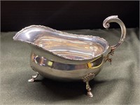 STERLING SILVER SAUCE BOAT 4.79ozt 6in L