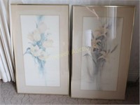 Pair of water colour paintings