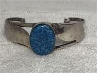 VINTAGE HACHOEN MEXICO CRUSHED TURQUOISE CUFF