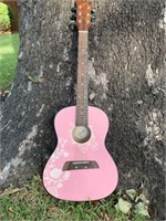 FIRST ACT BEGINNERS PINK GUITAR - 35.5 in