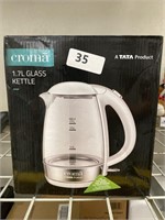 Croma 1.7L glass kettle
