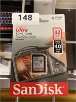San disk 32gb Ultra SDHC SD Card
